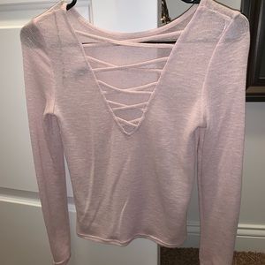 Super soft pink sweater